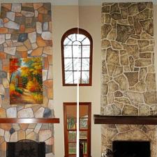 Before and After Fireplace stone and color restorationBEST copy